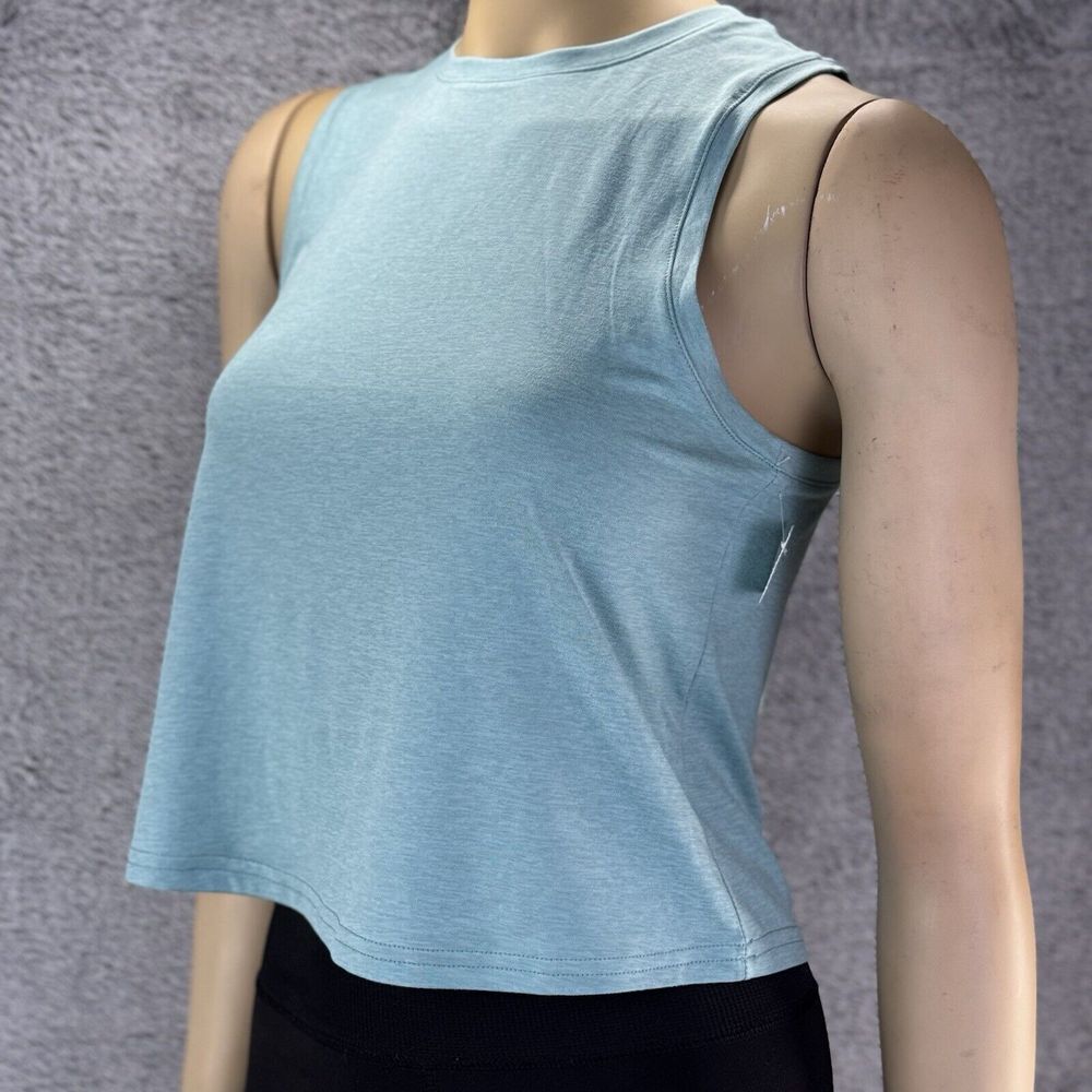 Xersion womens green everyday High Neck‎ Sleeveless Tank Top XS Nwt